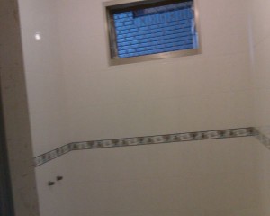 浴室磁磚施工圖片