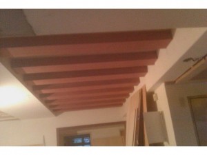 木工裝潢-格柵天花板
