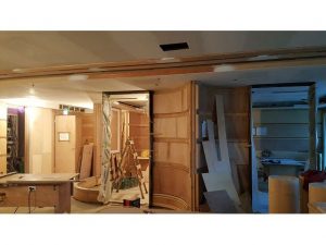 木工裝潢－弧形造型牆