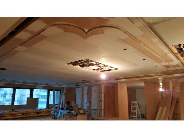 木工裝潢－弧形天花板