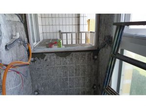 水泥工程－原有牆面拆除