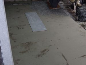 水泥工程－抿石子施工照片