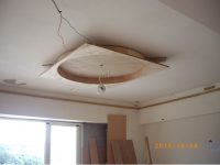 木工裝潢－圓形天花板