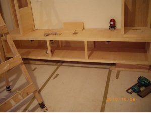 木工裝潢－美檜實木電視櫃