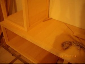 木工裝潢－美檜實木電視櫃