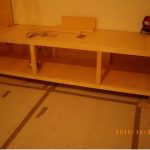 木工裝潢－美檜實木電視櫃１２